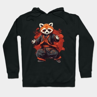 Kung Fu Master Red Panda Hoodie